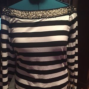 White House Black Market jeweled top